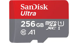 SanDisk Ultra MicroSDXC 256GB 100MB/s Class 10 hukommelseskort