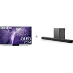 Samsung 55" S95D – 4K QD-OLED TV + HW-Q800D 5.1.2 Dolby Atmos Soundbar -tuotepaketti