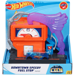 Hot Wheels City Downtown Super Fuel Stop Playset (Box Damaged)