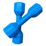 TreeLeaff 2 Pcs Plastic Hand Dumbbells for Kids Weights Fitness Home Gym Exercise Children Exercise Fitness Sport Blue