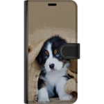 Asus Zenfone 10 Svart Plånboksfodral Valp