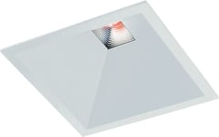 SG Armaturen Soft Square Downlight Hvit, 2700K, 12W, DALI