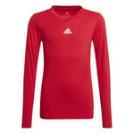 adidas Baselayer Team Base L/Ä - Röd Barn adult GN5711