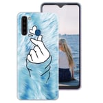 Pnakqil Blackview A80 Pro Case Clear Transparent with Pattern Cute Silicone Shockproof Soft Gel TPU Ultra Thin Rubber Protective Back Phone Case Cover for Blackview A80 Pro, Blue Love