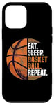 iPhone 12 mini Eat Sleep Basketball Repeat I Court Basketballer Basketball Case