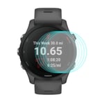 5 st för Garmin Forerunner 255 0,2 mm 9H skärmskydd i härdat glas Watch film