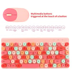 (Pink) Keyboard Mouse Combo Automatic Power Saving Wide Compatibility