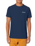 Berghaus Men's 24/7 Short Sleeve Crew Tech Baselayer T-Shirt, Dusk, XS