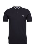 Bomber Collar Pique Navy Fred Perry
