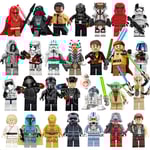 29 st Star Wars byggklossar minifigurer Luke Darth Vader 29 pcs