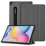 FINTIE Case for Samsung Galaxy Tab S6 Lite 10.4 Inch Tablet 2020 Model SM-P610 (Wi-Fi) SM-P615 (LTE) - Slimshell Lightweight Trifold Stand Cover with S Pen Holder, Auto Wake/Sleep, Grey