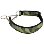 Rukka® Moon Eco dragstopp-halsband, grönmönstrat - tl. M: 35 - 55 cm halsomfång, B 25 mm