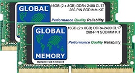 16GB (2 x 8GB) DDR4 2400MHz PC4-19200 260-PIN SODIMM MEMORY RAM KIT FOR INTEL 27" RETINA 5K IMAC (2017)