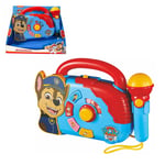 Paw Patrol Boombox With Light & Working Microphone To Sing Along