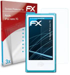 atFoliX 3x Screen Protection Film for Apple iPod nano 7G Screen Protector clear