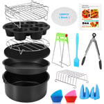 14 Pcs/Set Air Fryer Accessories Kit For Phillips Gowise Cozyna, BBQ Frying Tray