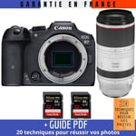 Canon EOS R7 + RF 100-500mm F4.5-7.1 L IS USM + 2 SanDisk 32GB Extreme PRO UHS-II SDXC 300 MB/s + Guide PDF ""20 techniques pour r?ussir vos photos