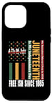 iPhone 14 Plus Juneteenth Free-Ish Since1865 4Th of July Flag Black History Case