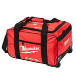Milwaukee M18 19" Fuel Large Contractors Heavy Duty Duffel Tool Bag with Wheels, Red