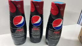 3 x SodaStream Sparkling Drink Mix Pepsi Max - Makes 9L Fizzy Drinks no sugar