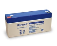 Ultracell Blybatteri 6 V, 3,4 Ah (UL3.4-6) Faston (4,8 mm) Blybatteri