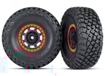 Traxxas 8472 Däck & Fälg Baja KR3/Desert Racer Svart-Orange (2)  UDR