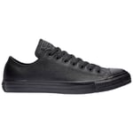 Converse All Star Leather Trainers Black 8 male upper: leather, sole: rubber