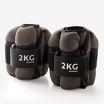Decathlon 2 Kg Adjustable Wrist / Ankle Weights Twin-Pack