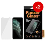 iPhone 11 Pro Max / Xs Max PanzerGlass Standard Fit Skærmbeskyttelse - Gennemsigtig - 2. stk
