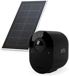 Arlo Ultra 2 Wireless Outdoor Home Security Camera, CCTV, and FREE Arlo Solar Panel Charger bundle - Black, With 90-day FREE trial Arlo Secure Plan