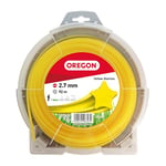 Oregon Yellow Star Shaped Strimmer Line Wire for Grass Trimmers and Brushcutters, Five Cutting Edges for Clean Finish, Professional Grade Nylon, Fits All Standard Strimmers, 2.7mm-92m (‎69-432-Y)