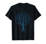 Binary Tree Blue - Computer Programmer Coding For IT Nerds T-Shirt