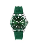 Lacoste Analogue Quartz Watch for men with Green Silicone bracelet - 2011263