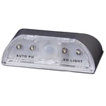 5X(4 LED Auto PIR Infrared Wireless Door Keyhole Motion Sensor Light Lamp H9M5)