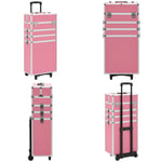 Sminklåda aluminium rosa - Sminkvagn - Sminkvagnar - Home & Living