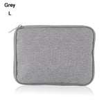 Digital Storage Bag Usb Cable Bags Earphone Wire Pouch Grey L