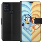 Samsung Galaxy A21s Plånboksfodral Bluey