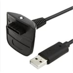 USB plomb Chargeur Câble Pour Microsoft Xbox 360 Wireless Controller Gamepad Noir