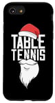 Coque pour iPhone SE (2020) / 7 / 8 Tennis De Table Chapeau De Noël Père Noël Ping Pong Tennis