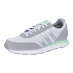 adidas Femme Run 60s 3.0 Basket, Dash Grey Silver Met Semi Green Spark, 42 2/3 EU