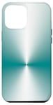 Coque pour iPhone 13 Pro Max Couleur sarcelle simple minimaliste