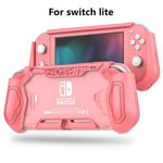 Switch Lite Pink - Coque De Protection Transparente En Tpu Pour Nintendo Switch Lite, Étui À Poignée, Résistant Aux Chocs