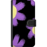 Asus Zenfone 10 Svart Plånboksfodral Blomsterskrud