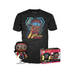 Black Panther Legacy Pop! & Tee Set Figurine Et T-Shirt Ironheart Mk1