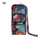 Mobile Phone Bag Printed Shoulder Cellphone Coin Purse 12