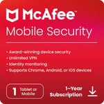 McAfee Mobile Security, 1 Tablet or Mobile