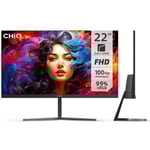 PC-skärm Monitor 22F650 CHiQ, 22'' 100Hz, FHD (1920 x 1080), VA, 99 % sRGB, HDMI, VGA, VESA-montering, 2024