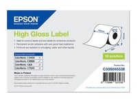 Epson - Haute-brillance - Rouleau (10,2 cm x 33 m) 1 rouleau(x) étiquettes - pour ColorWorks CW-C4000E (BK), CW-C4000E (MK); TM C3500