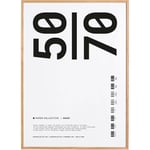 Ram Ek / Glas, 50x70 cm