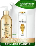 Pantene Repair & Protect Refill Set Shampoo (430 ml) + Refill Pouch (480ml),